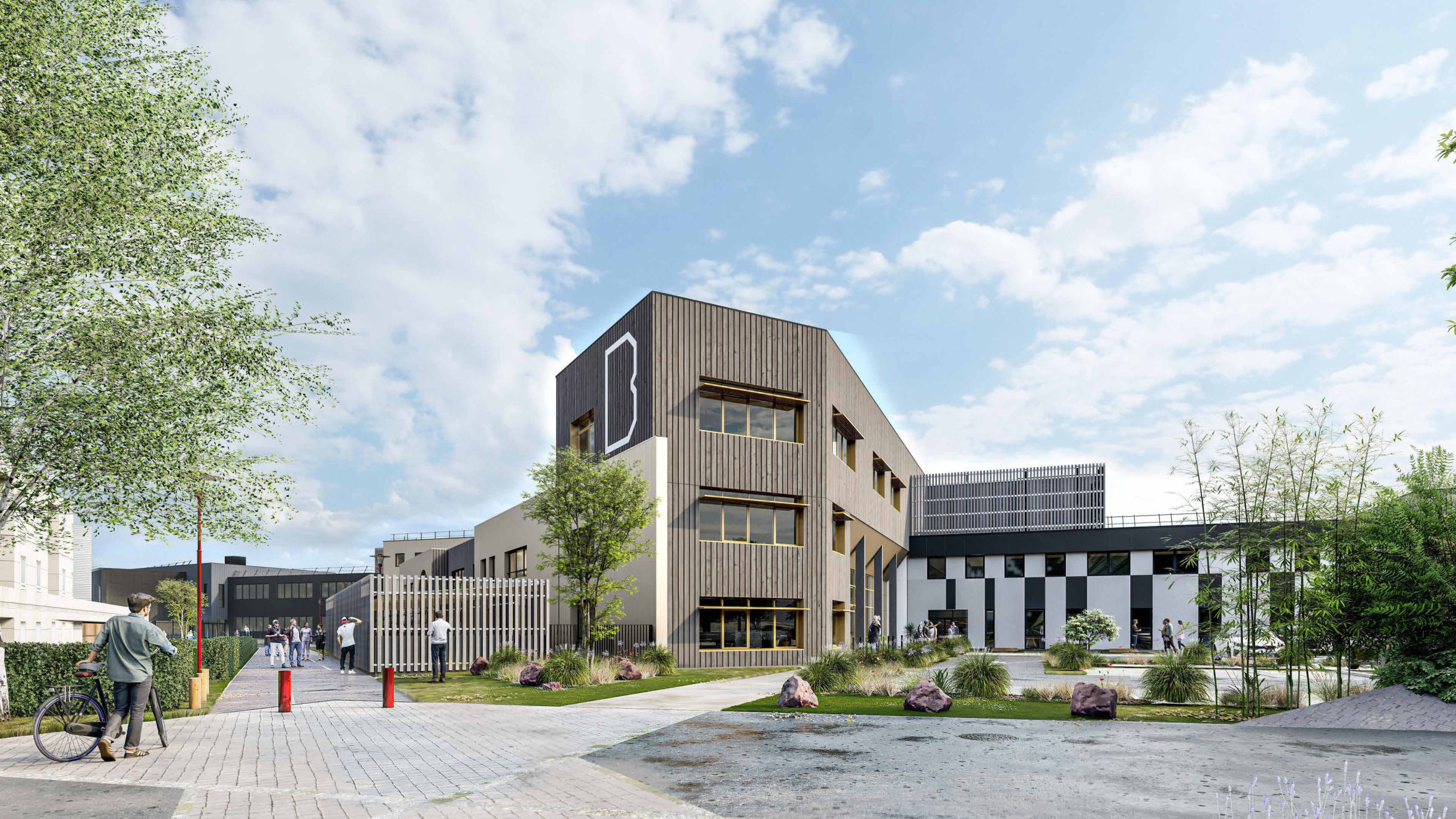 Extension and energy-efficient renovation of ESITC CAEN - BUILDERS in Epron