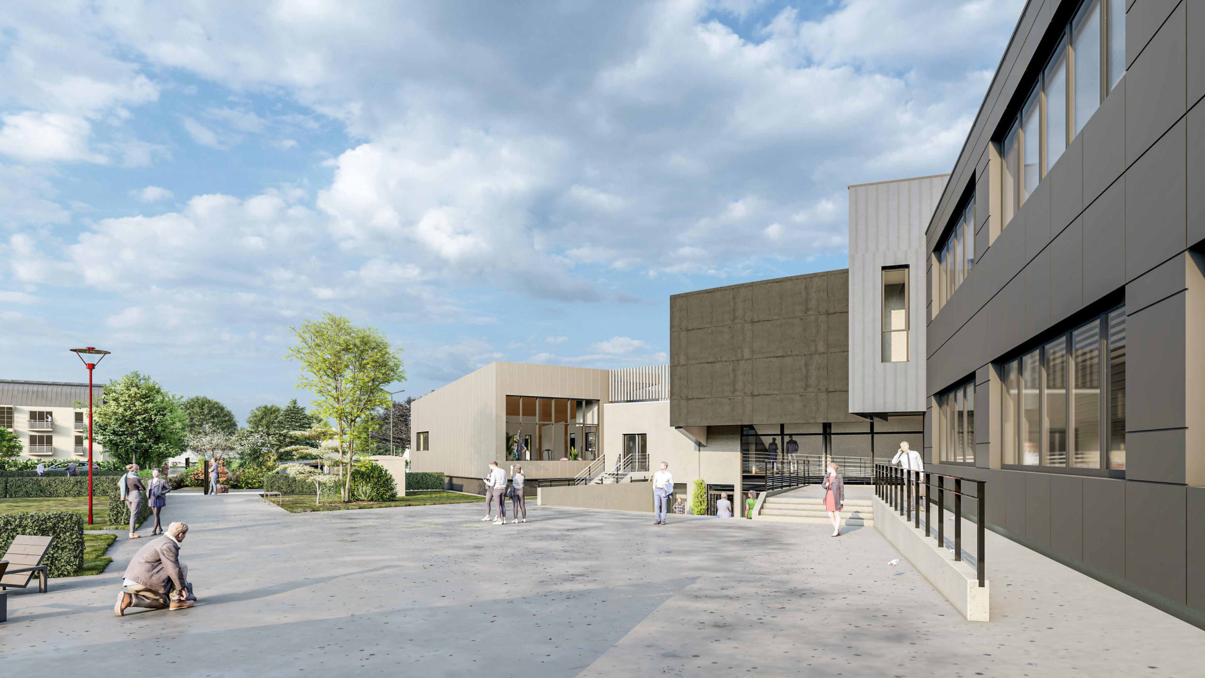Extension and energy-efficient renovation of ESITC CAEN - BUILDERS in Epron