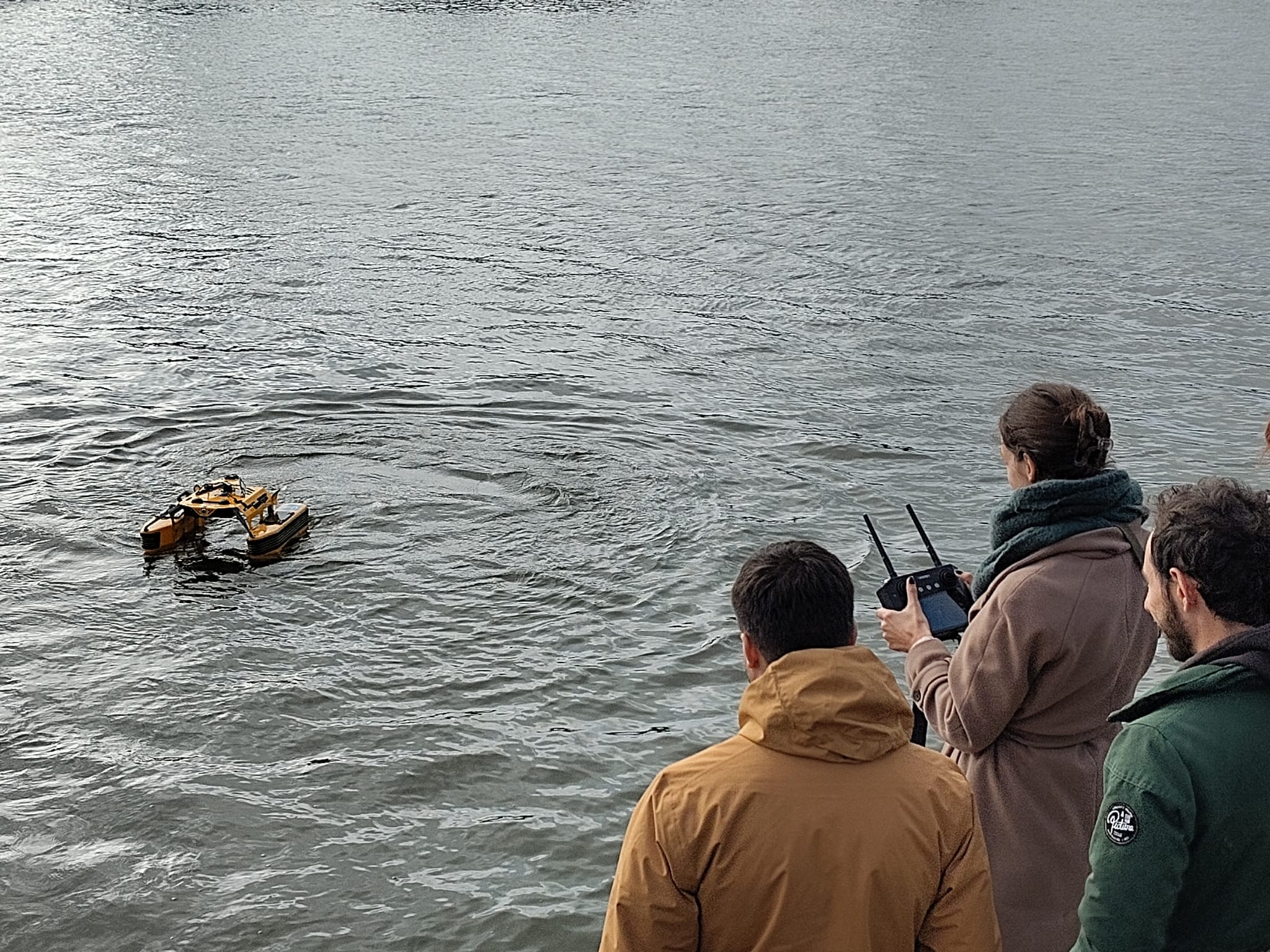 TREASURE partners testing ULCO's aquatic drone