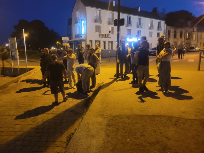 The DARKER SKY team near the demo site in Brest