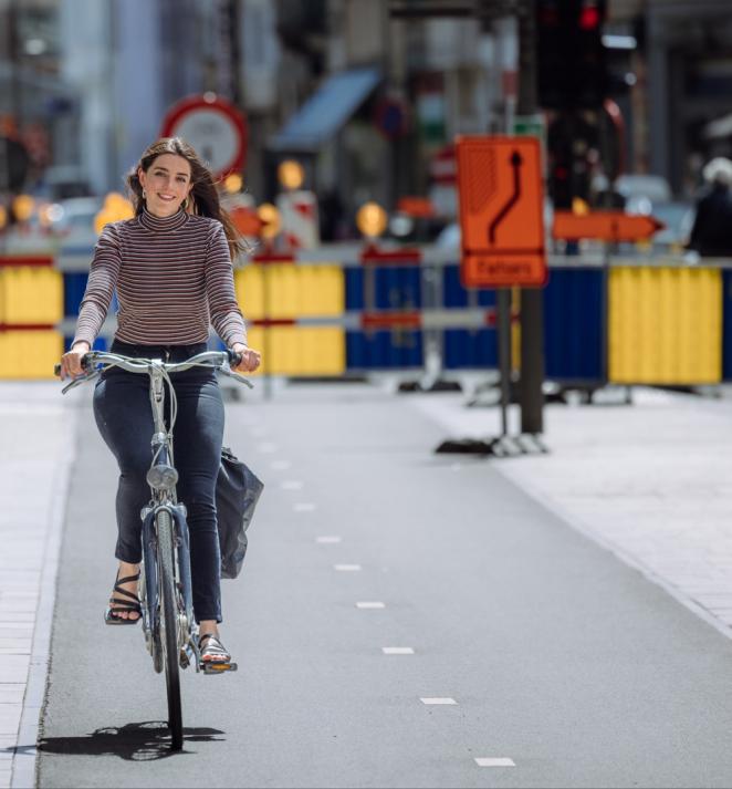 Women Cycling in the Province of Antwerp