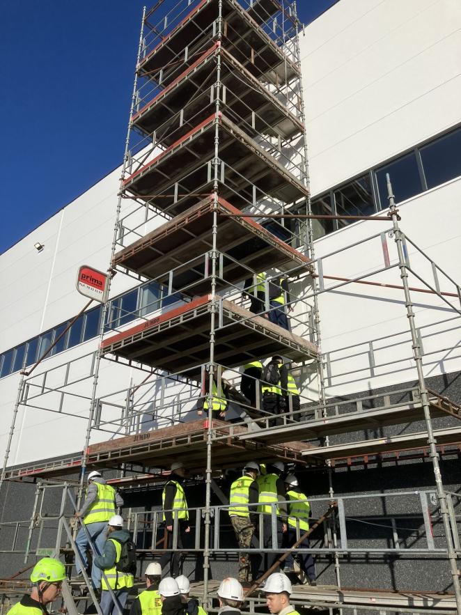 Construction students in Vejle