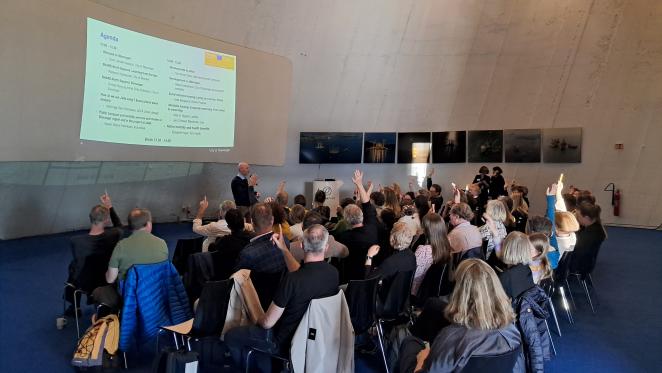 A very engaged audience during our public event!