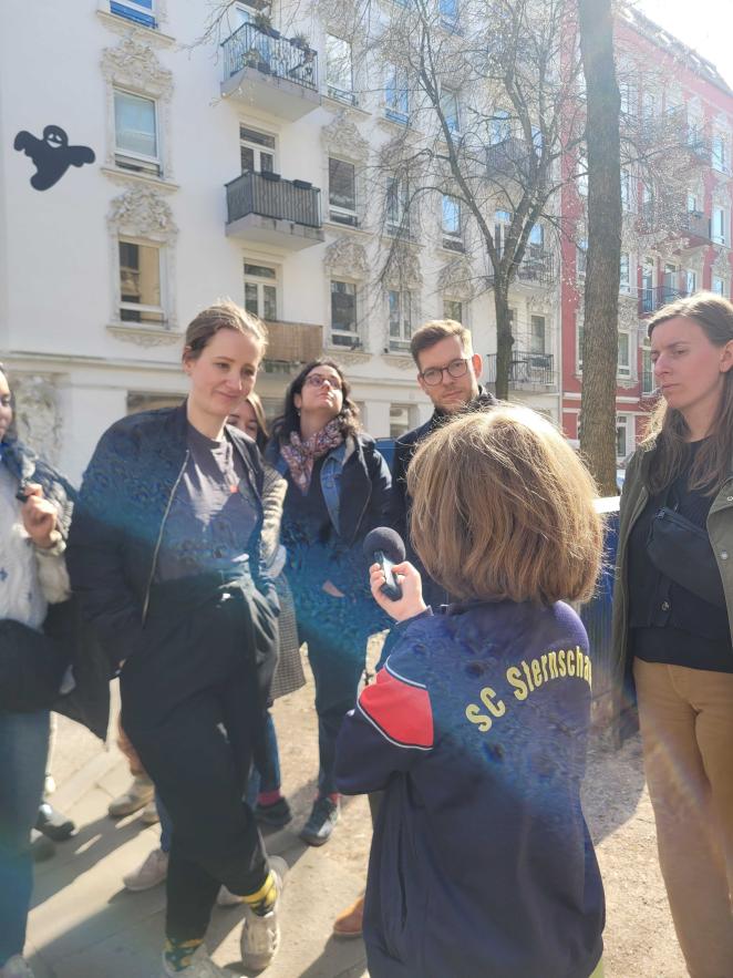 Active Cities partners interviewed for local school radio!