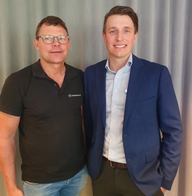 Left: Håkan Jarl from Återbruka | Right: Anton Hultin from Ahlsell