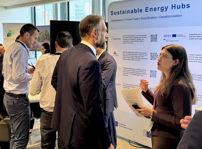 In talks with participants.