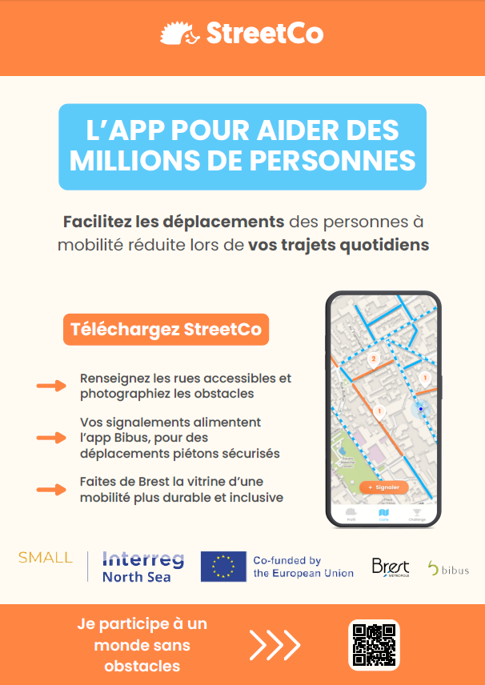 An infographic describing the features of the StreetCo app