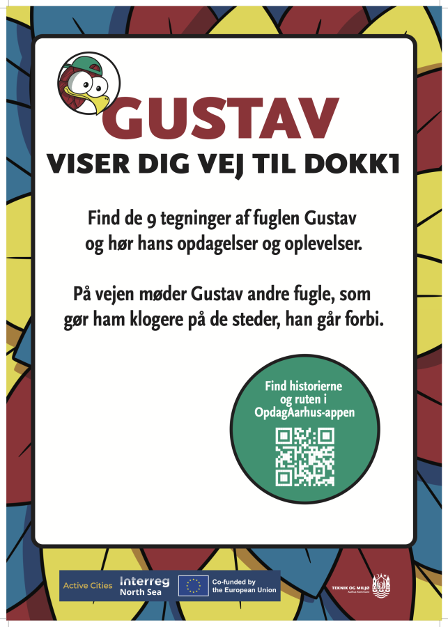 Local promotion for Gustav the bird! 