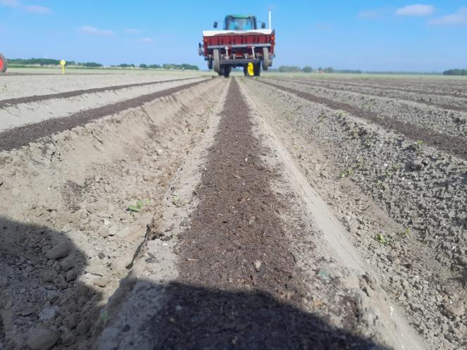 Application compost 