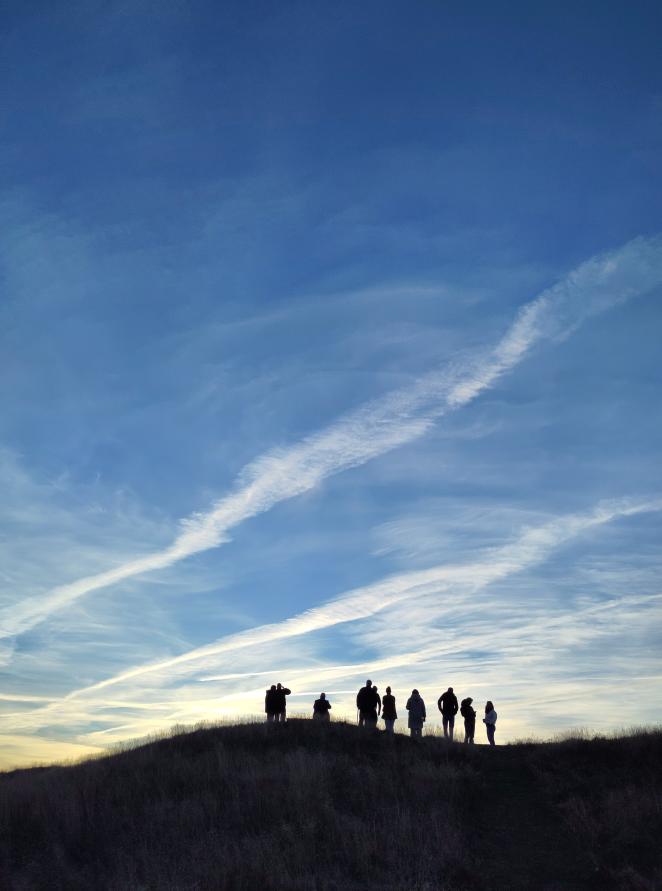 Partner on a dune during partner meeting in Denmark