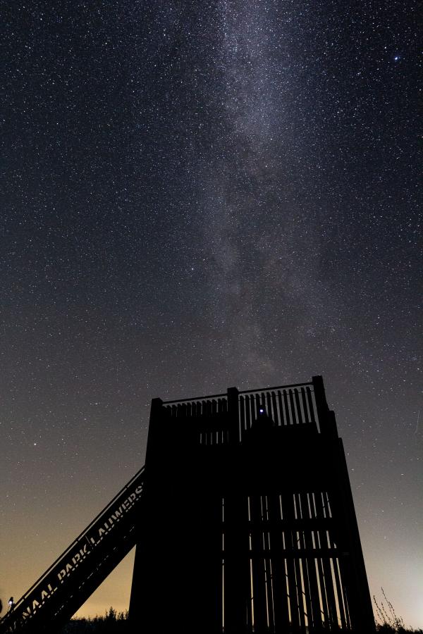 Dark sky at Lauwersmeer