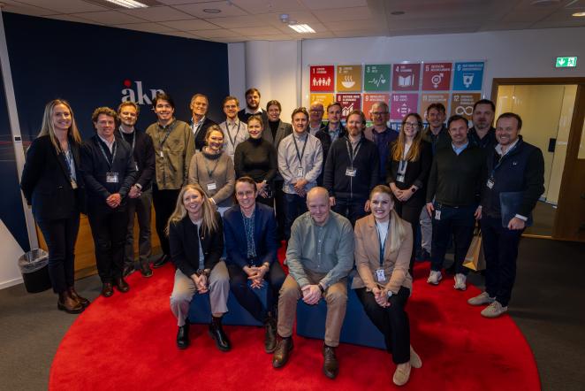 A group photo of the attendants of the accelerator event in AAKP's office