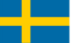 The Swedish flag.