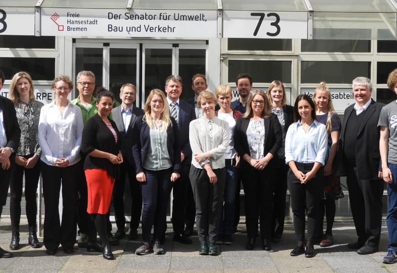 The ART-Forum partners gathered in front of a venue