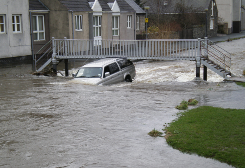 Flooding - Eddleston River