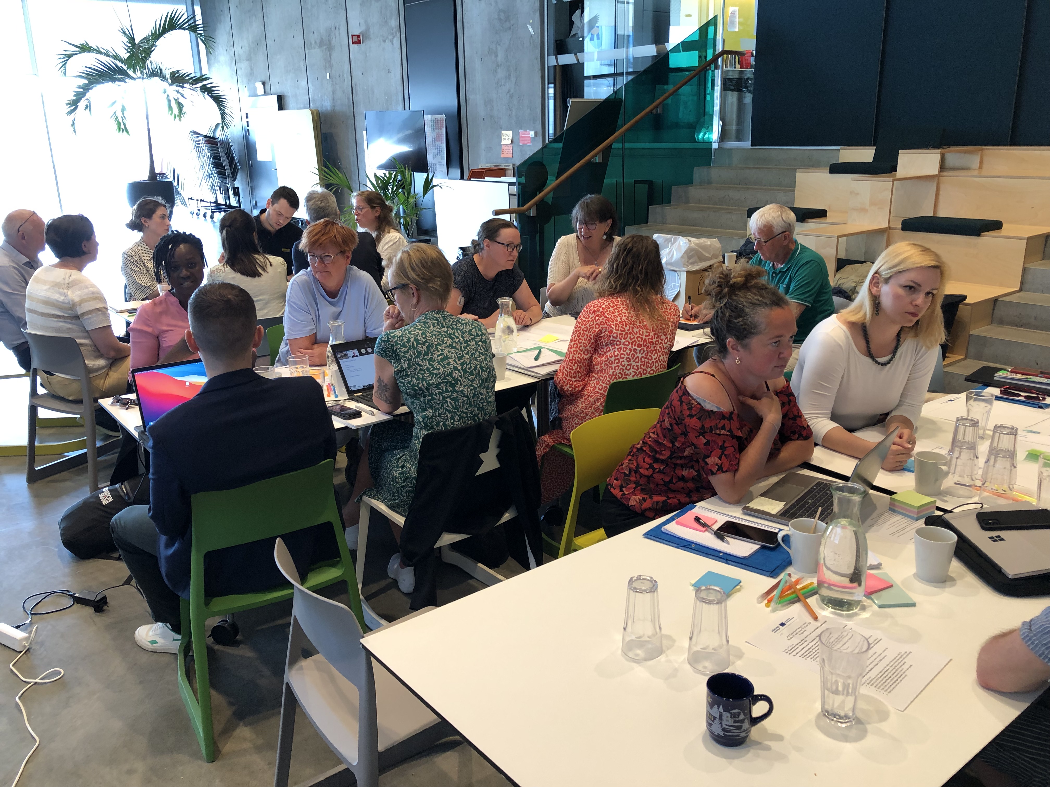 Project partners during one of the meetings in Arhus. 