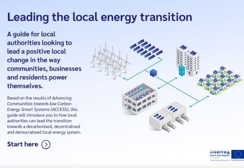 Infographic illustrating local energy systems.