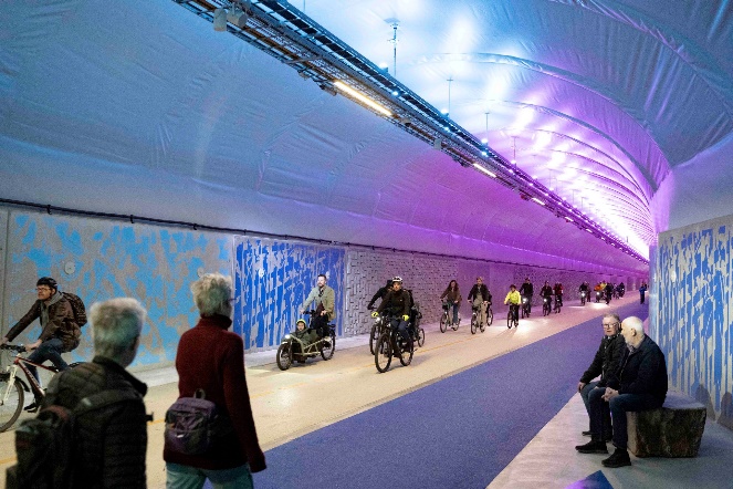 Bergen cycling tunnel