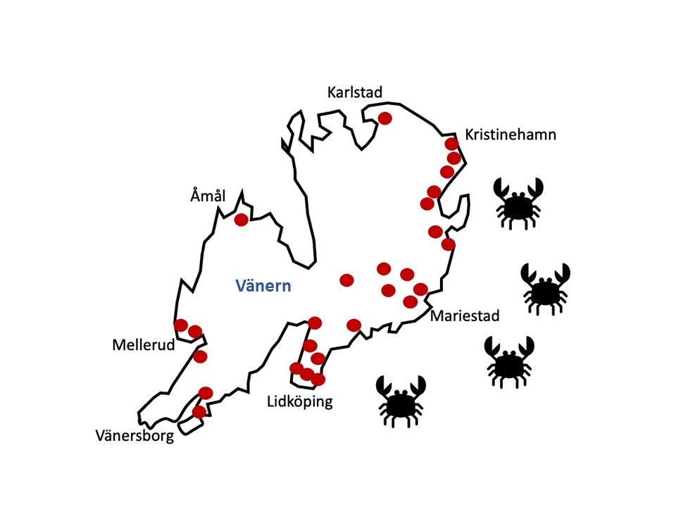 Map Vänern