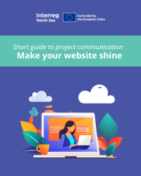 Front page of a guide "Make your website shine".
