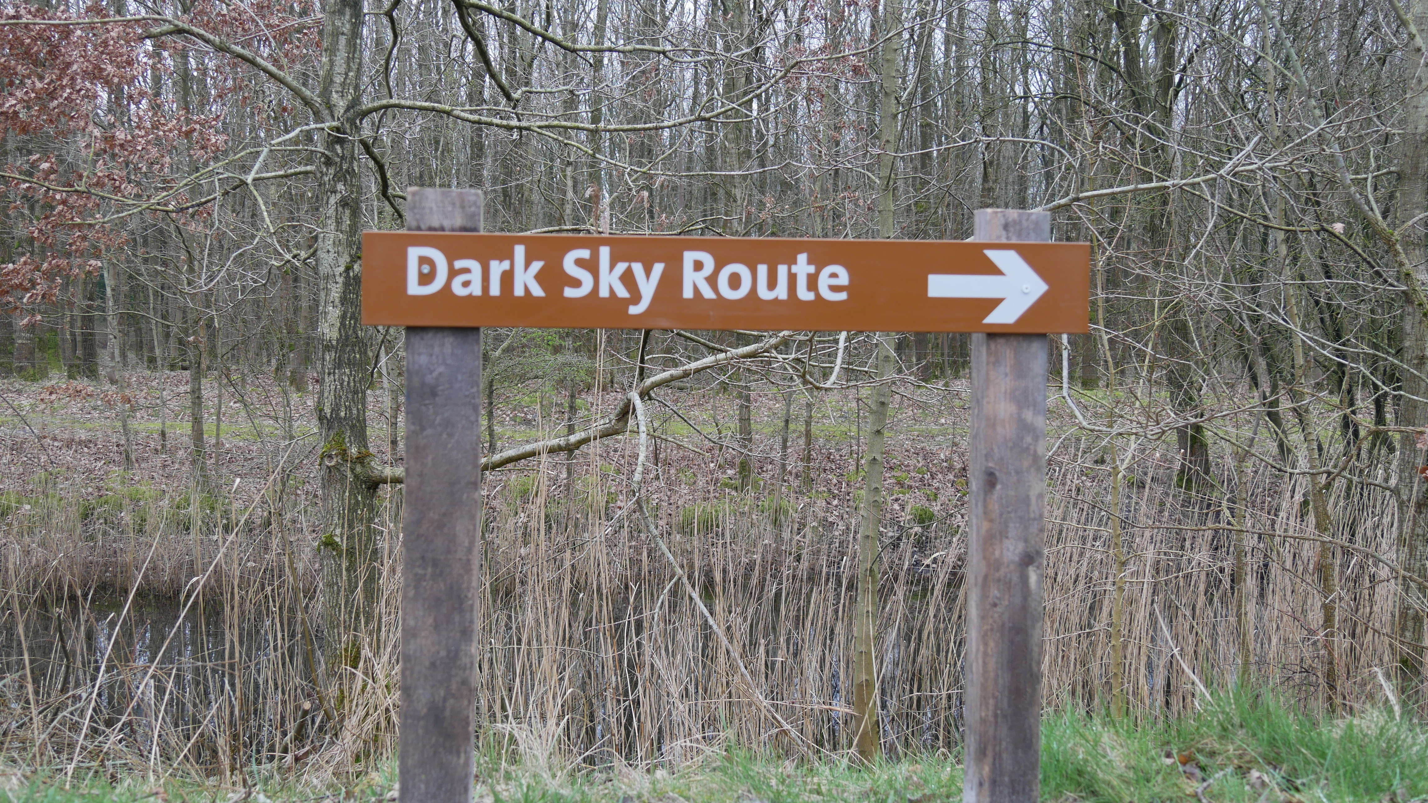 Dark Sky Route sign