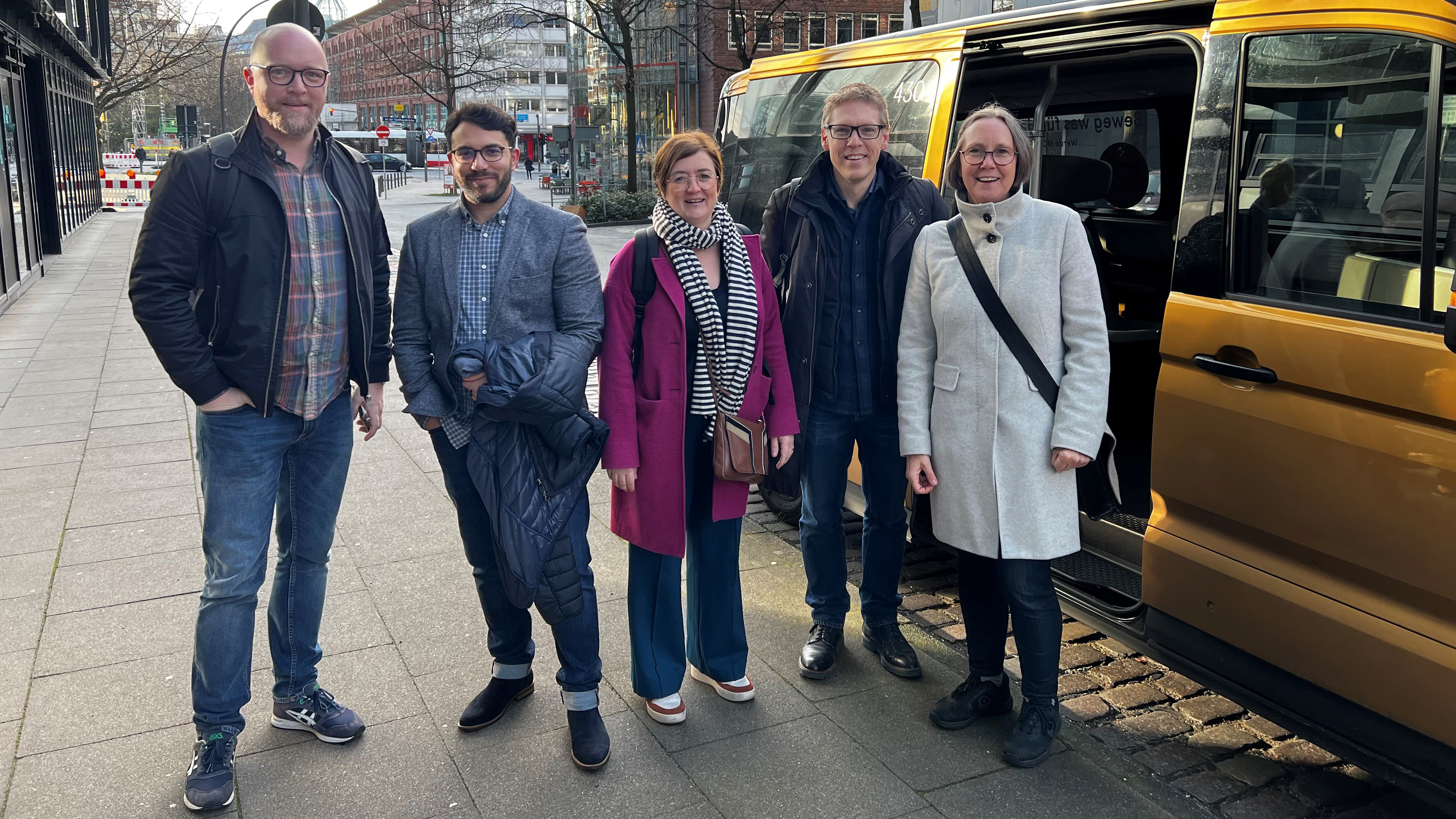 From left: Olof Nordangård, Amir Ali Bashash, Veerle Demeyer, Lars Bern, Dr. Ulfia Clemen. Photo: LIHH