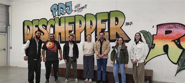 Study visit to the youth center Pole Deschepper.