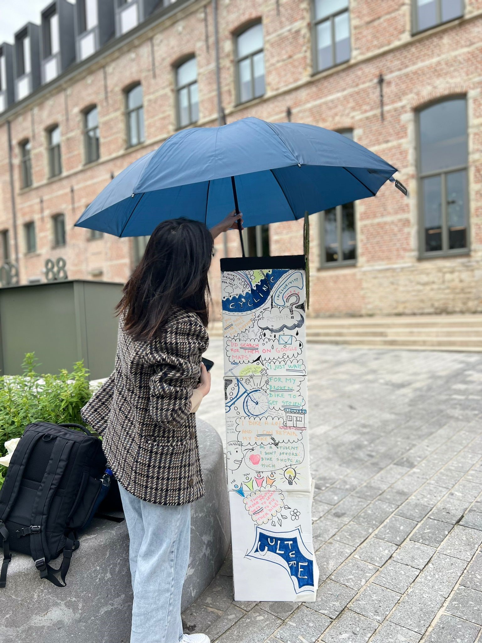 Pictures from Mechelen’s action research day, featuring interviews with local residents.