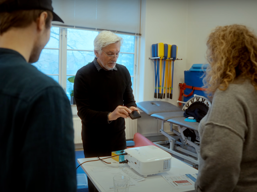 Still from Smart Floor pilot video (shot in Aarhus, Denmark)
