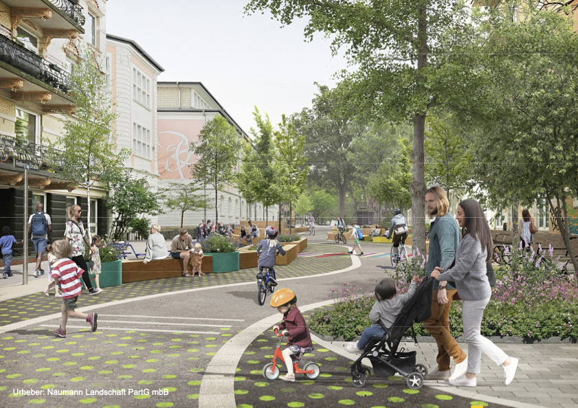 Visualisation of Rellinger-Straße