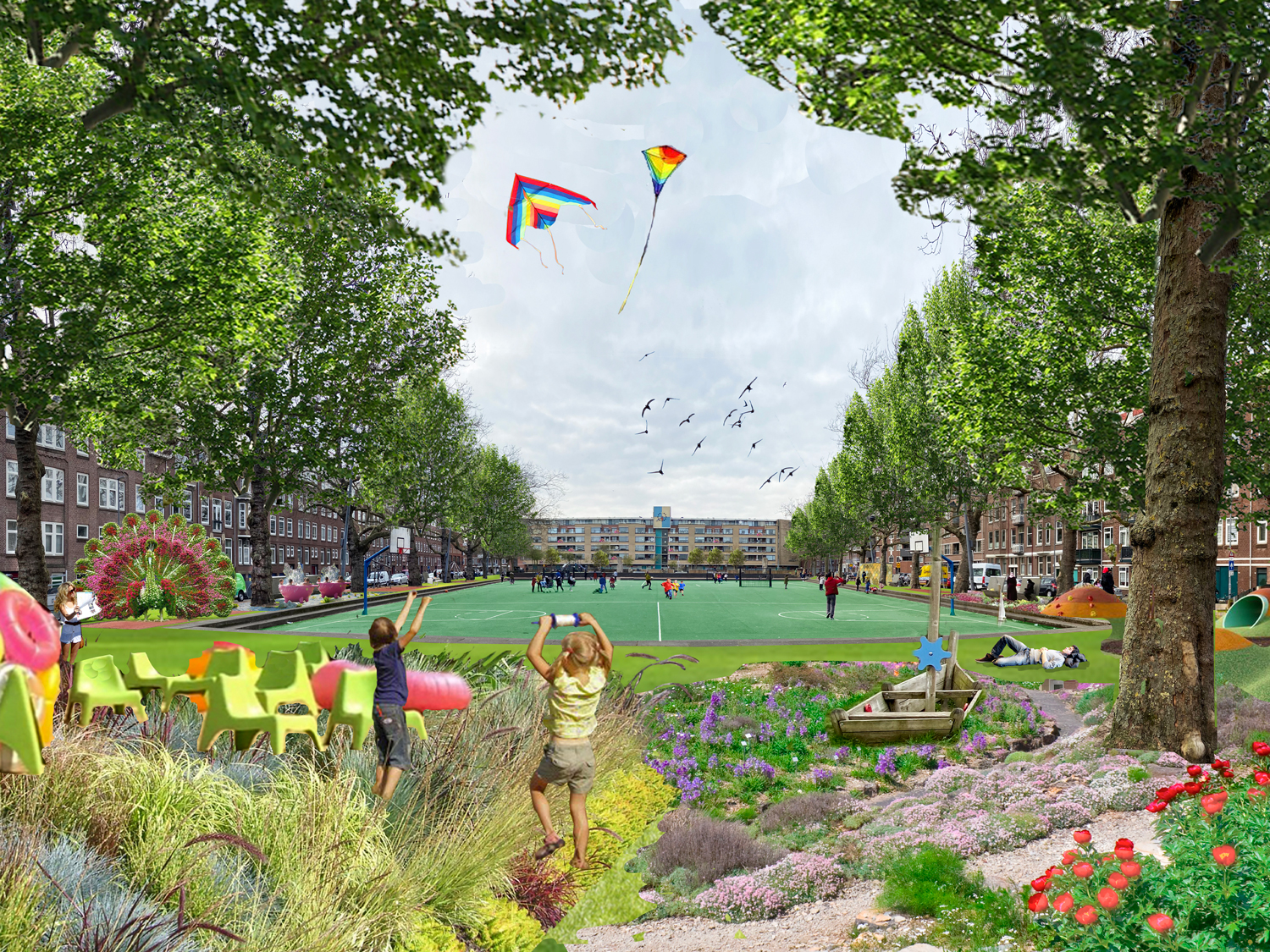 Impressie Bospolderplein