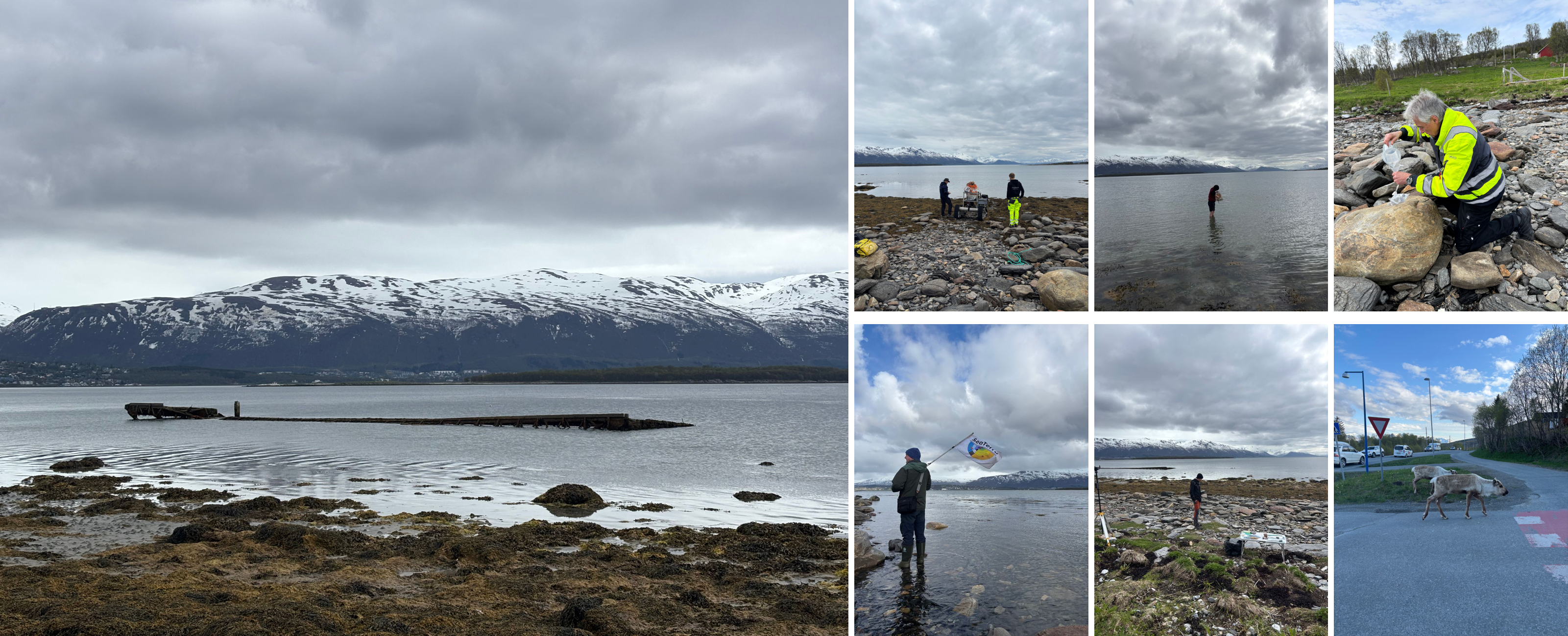 sampling at the tirpitz site