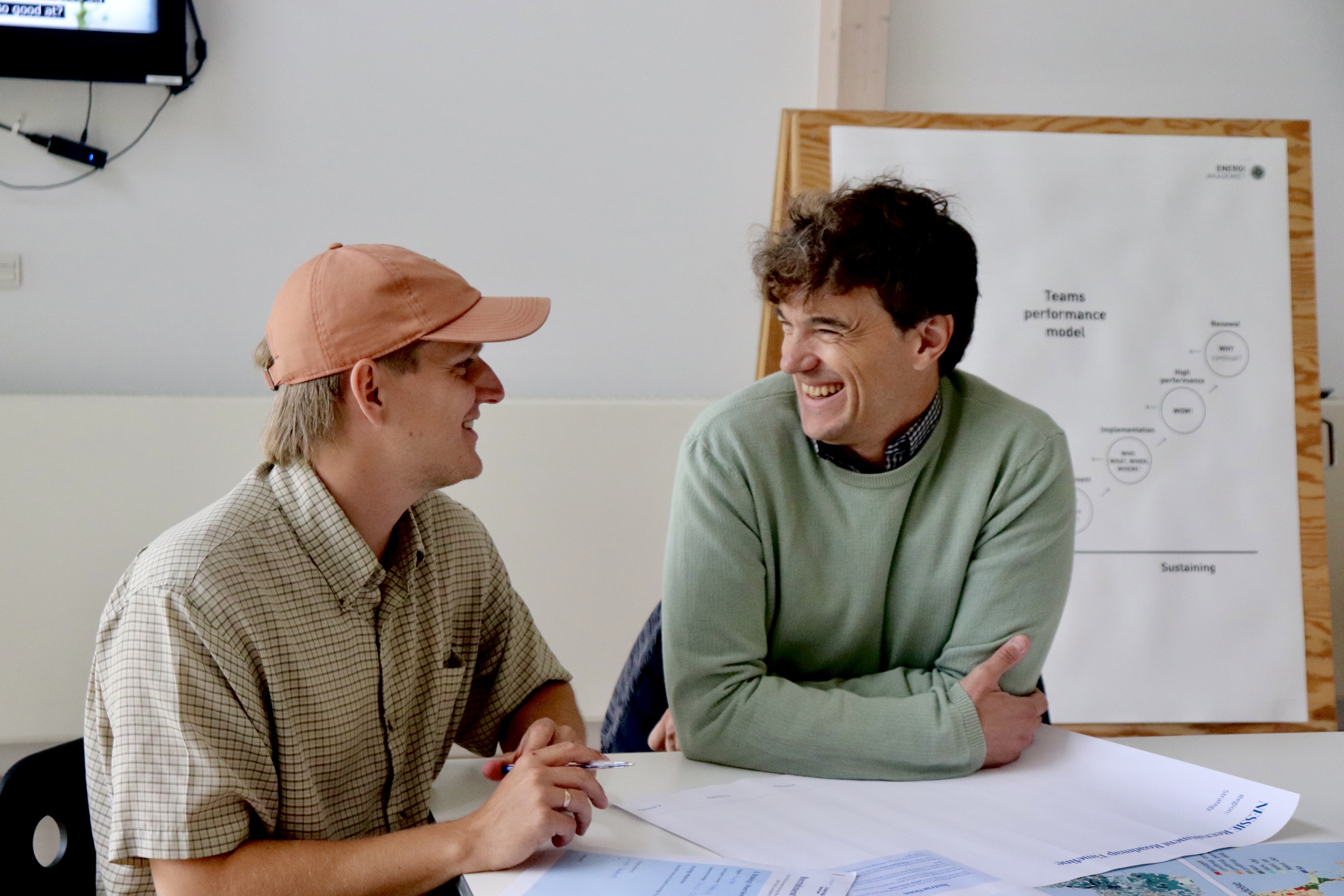 smiling men
