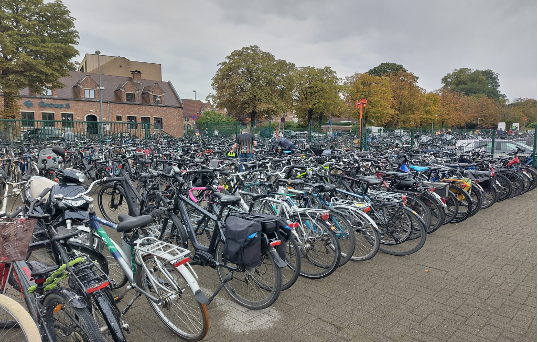 Bike parking at OH Leuven