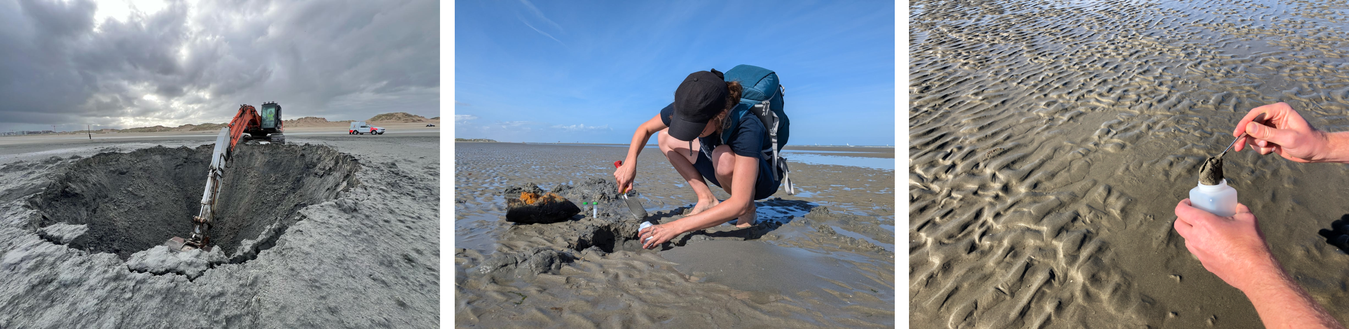 UXO detonation and sediment sampling at the Belgian coast