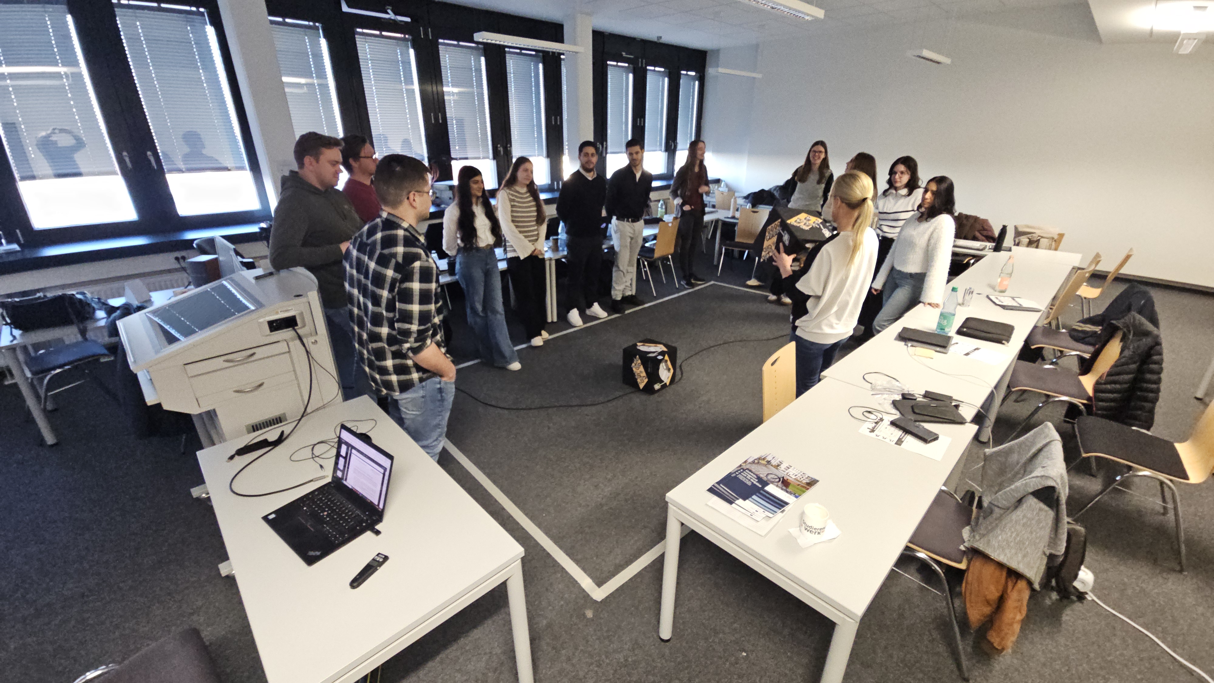 Civil Engeneering Students Playing the Dice Game