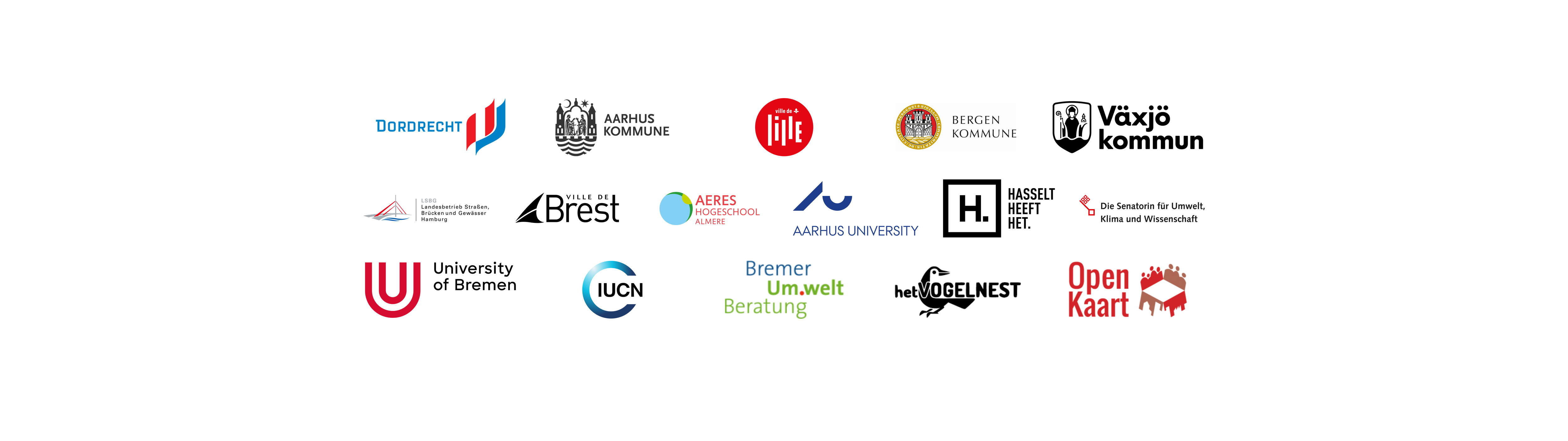 Biodiverse Cities partner logos