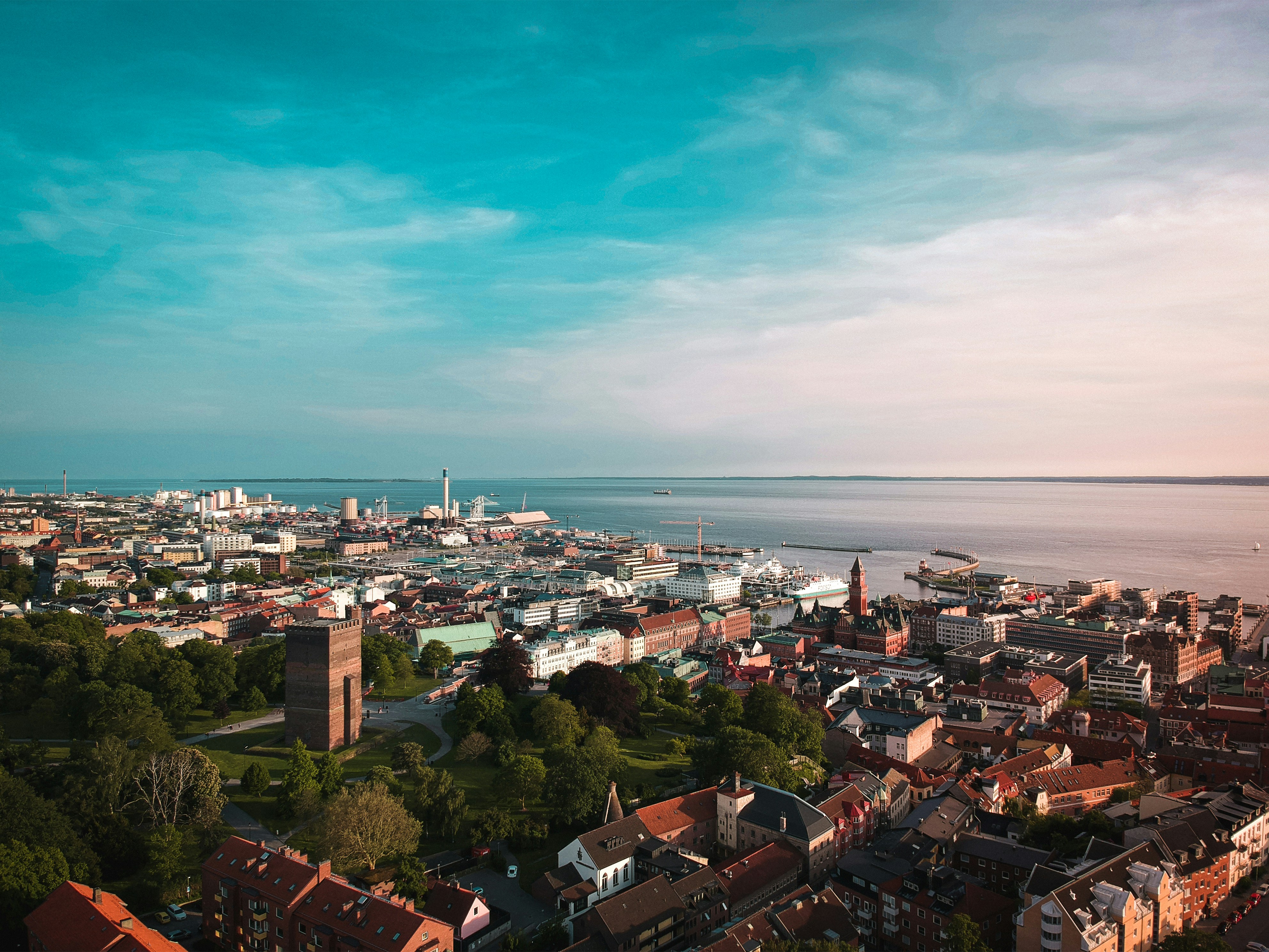 View over Helsingborg