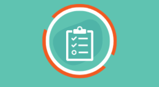 An icon showing a checklist.