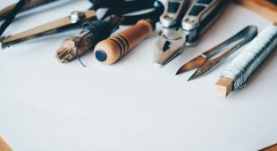 tools on a paper
