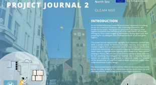 Cover of project journal 2 with an image of Aarhus
