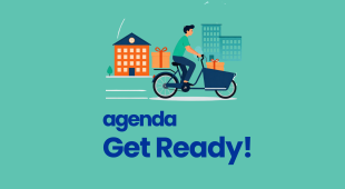 cargo bike with presents