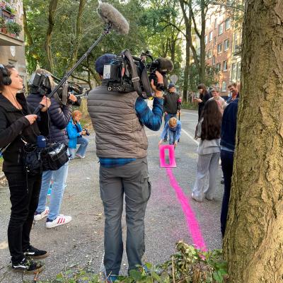 Local publicity in Hamburg! 