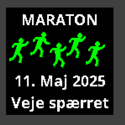 Cykeltavle Maraton 11 maj 2025