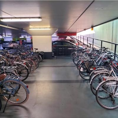 Underground bike parking in the heart of Mechelen!