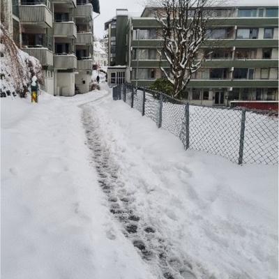 It is important to promote year-round active mobility in Bergen, even during winter!