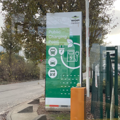A public charging point in Mechelen.