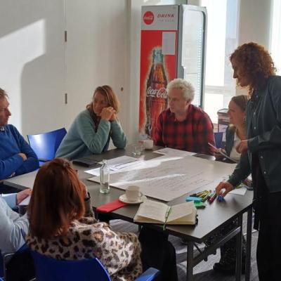 Westtoer discussing the ToC with their stakeholders