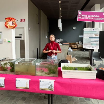 Clancy at the Science Day