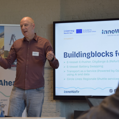 A partner is giving a presentation